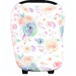 Copper Pearl Floral Car Seat Cover